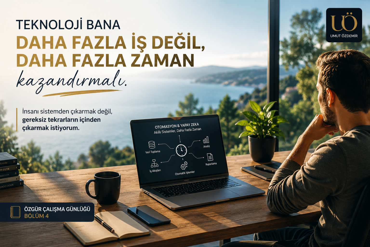 Teknolojiyi İnsanların Yerine Değil, İnsanlara Zaman Kazandırmak İçin Kullanmak